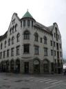 Eén van de vele Art Nouveau gebouwen in Ålesund