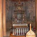Het altaar in de kerk in Heddal