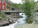 Bruggetje in Myrdal aan het einde van de Flåmsbana